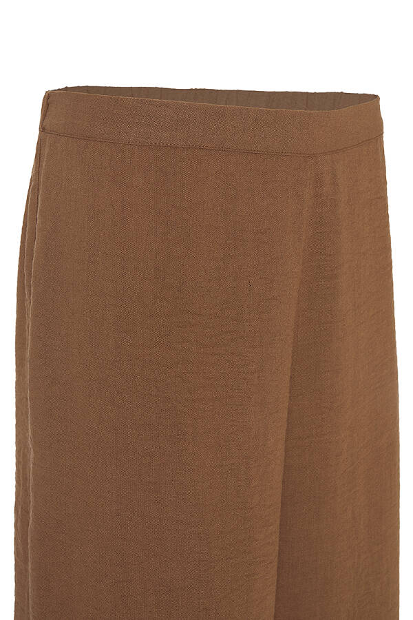 Kahverengi Bol Kesim Basic Pantolon - Aker (1)