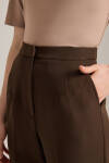 Kahverengi Dokuma Pantolon - 6