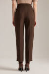 Kahverengi Dokuma Pantolon - 7