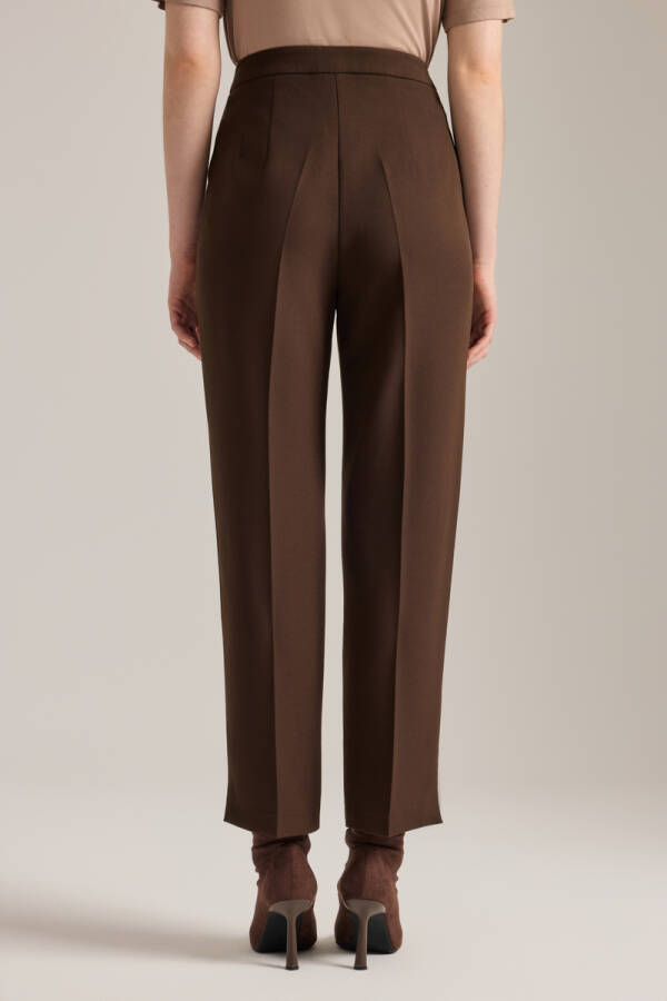 Kahverengi Dokuma Pantolon - 7