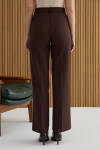 Kahverengi Dokuma Pantolon - 6