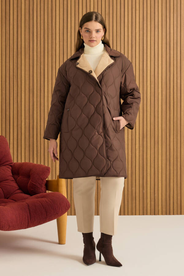 Kahverengi Kapitone Mont - Aker (1)