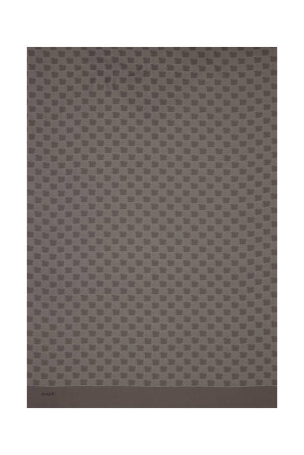 Kahverengi Kare Jakar Şal - 1