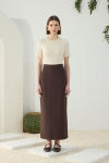 Kahverengi Klasik Kalem Etek - 2