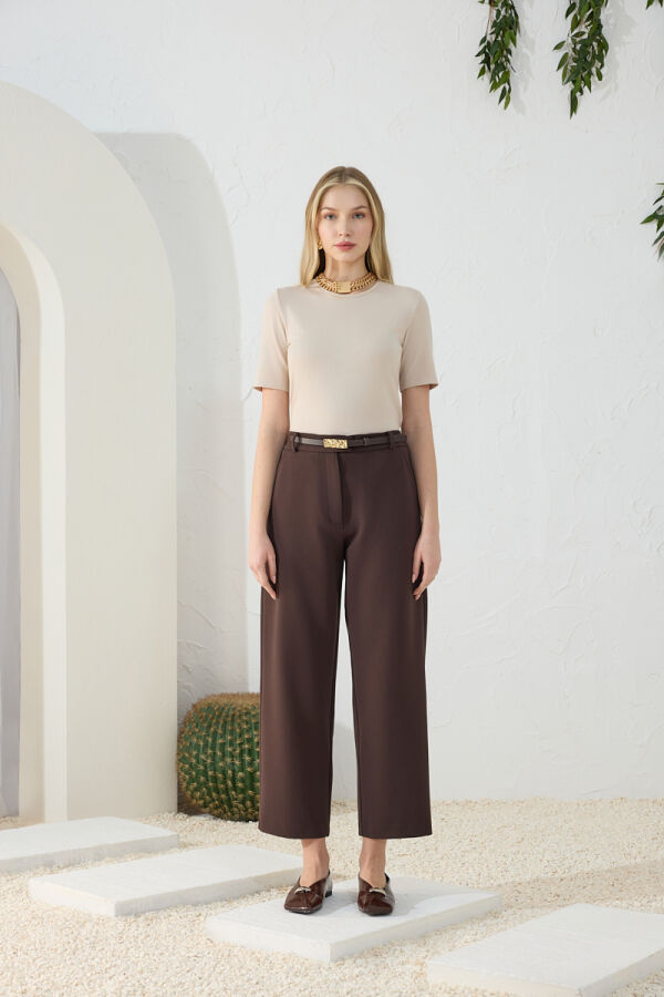 Kahverengi Klasik Pantolon - Aker (1)