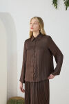 Kahverengi Klasik Tunik - 4