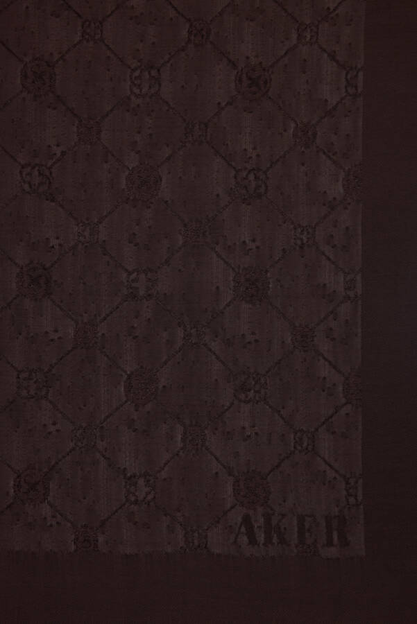 Kahverengi Koza Eşarp - 3