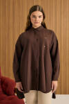 Kahverengi Koza Logolu Modal Tunik - 4
