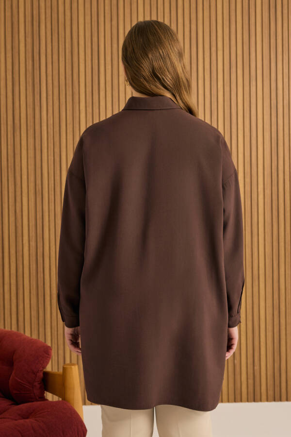 Kahverengi Koza Logolu Modal Tunik - 6