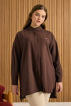 Kahverengi Koza Logolu Modal Tunik - 3