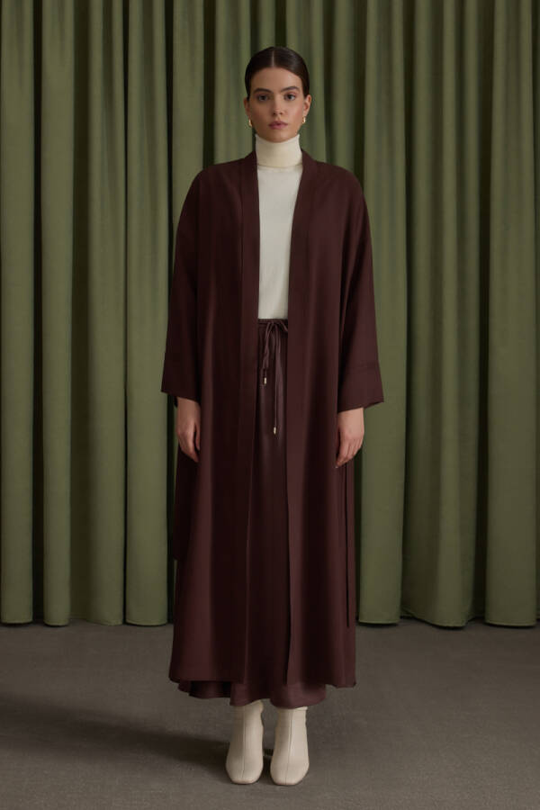 Kahverengi Modal Kimono - Aker (1)