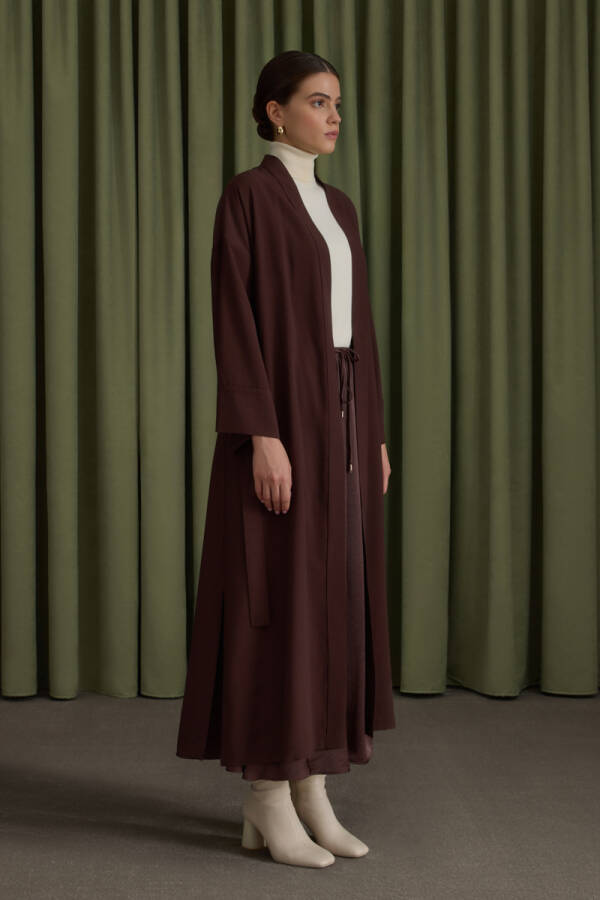 Kahverengi Modal Kimono - 3