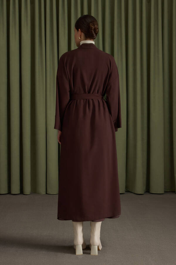Kahverengi Modal Kimono - 5