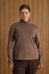Kahverengi Örme Rayon Body - 2