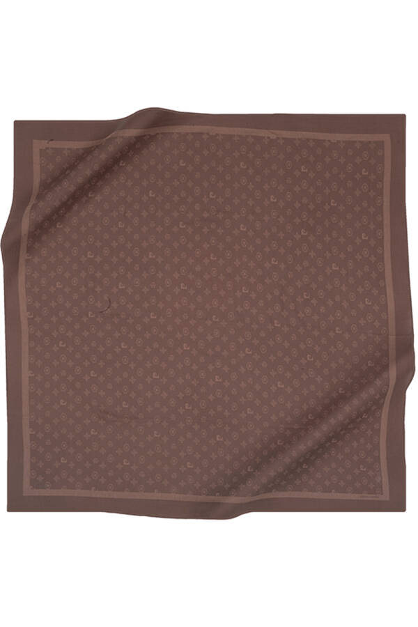 Kahverengi Pıerre Cardın Cotton Eşarp - 1