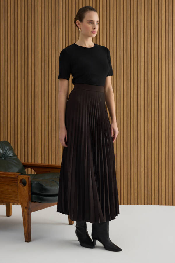 Kahverengi Pilise Etek - 3