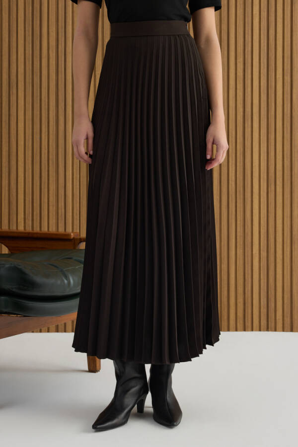 Kahverengi Pilise Etek - 4