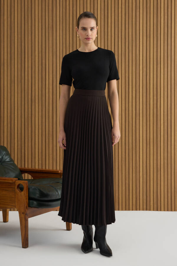 Kahverengi Pilise Etek - 2