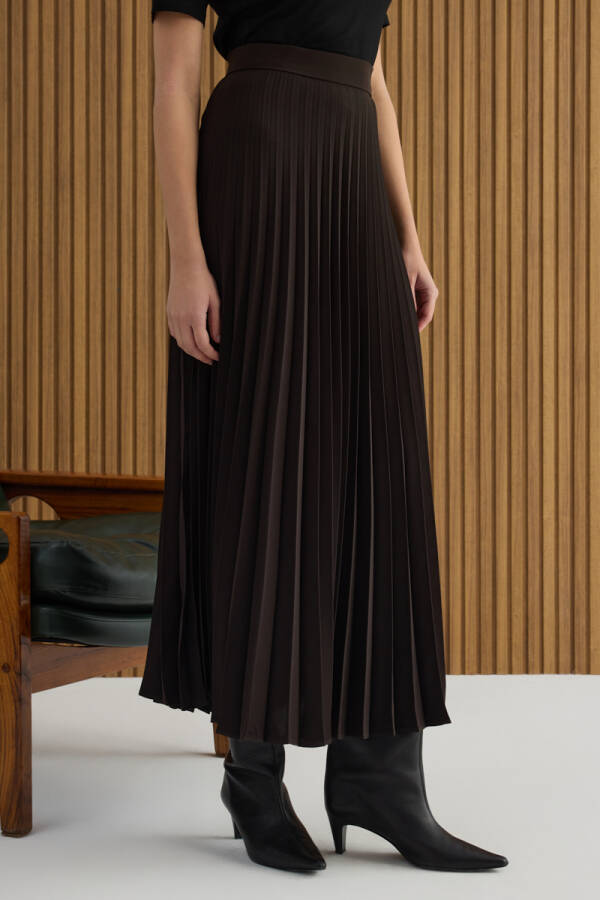 Kahverengi Pilise Etek - 4