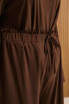 Kahverengi Rayon Pijama Altı - 4