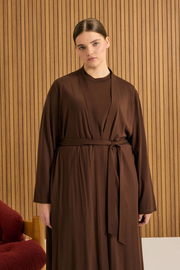 Kahverengi Rayon Sabahlık - 3