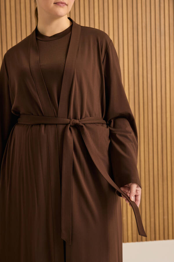 Kahverengi Rayon Sabahlık - 4