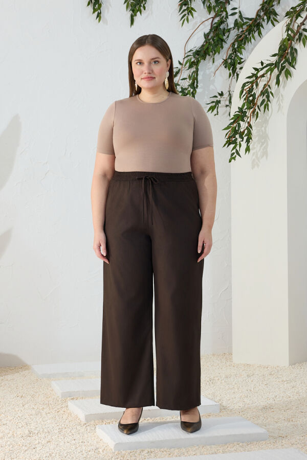 Kahverengi Suet Pantolon - Aker (1)