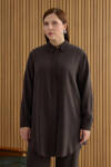 Kahverengi Tencel Tunik - 2