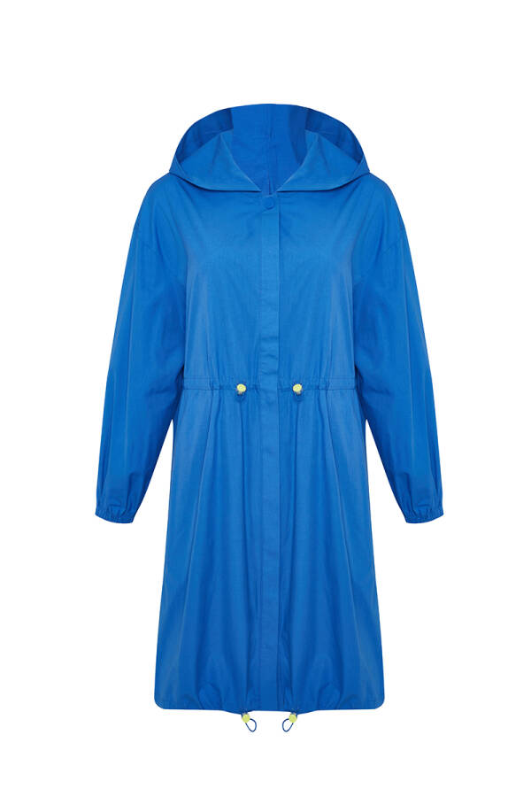 Saks Kapüşonlu Kap - 1