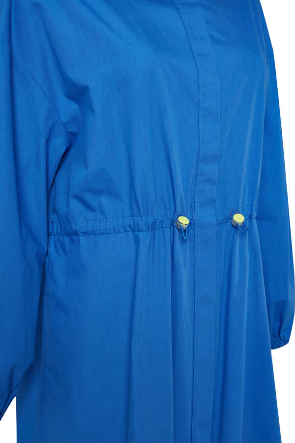 Saks Kapüşonlu Kap - 2