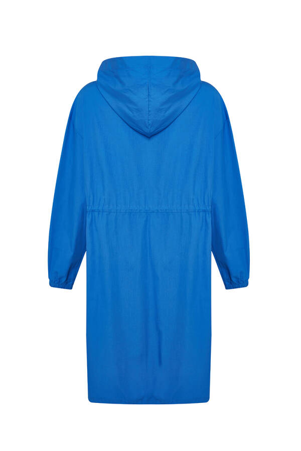 Saks Kapüşonlu Kap - 3