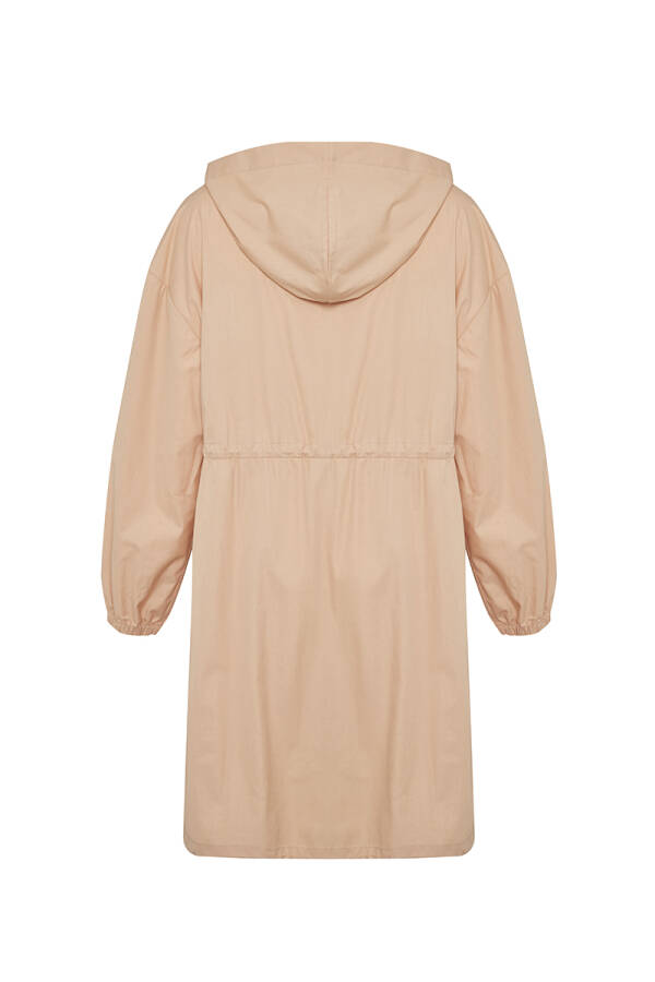 Bej Kapüşonlu Kap - 3