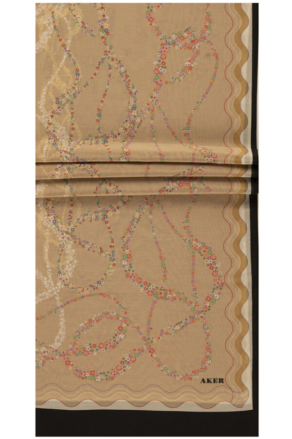 Kemik 75X200 İpek Koton Şal - 1