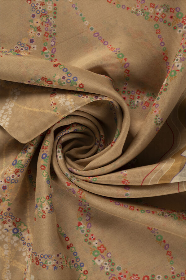 Kemik 75X200 İpek Koton Şal - 2