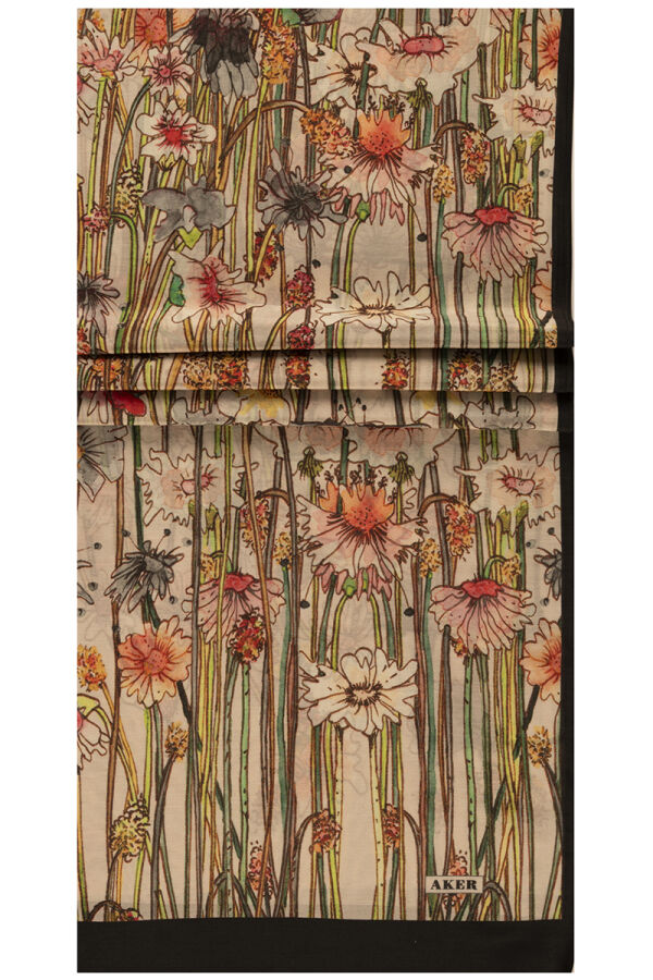 Kemik 75X200 İpek Koton Şal - 1