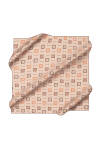 Kemik 90X90 İpek Krep Saten Eşarp 