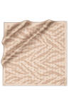 Kemik 90X90 İpek Twill Eşarp - 1