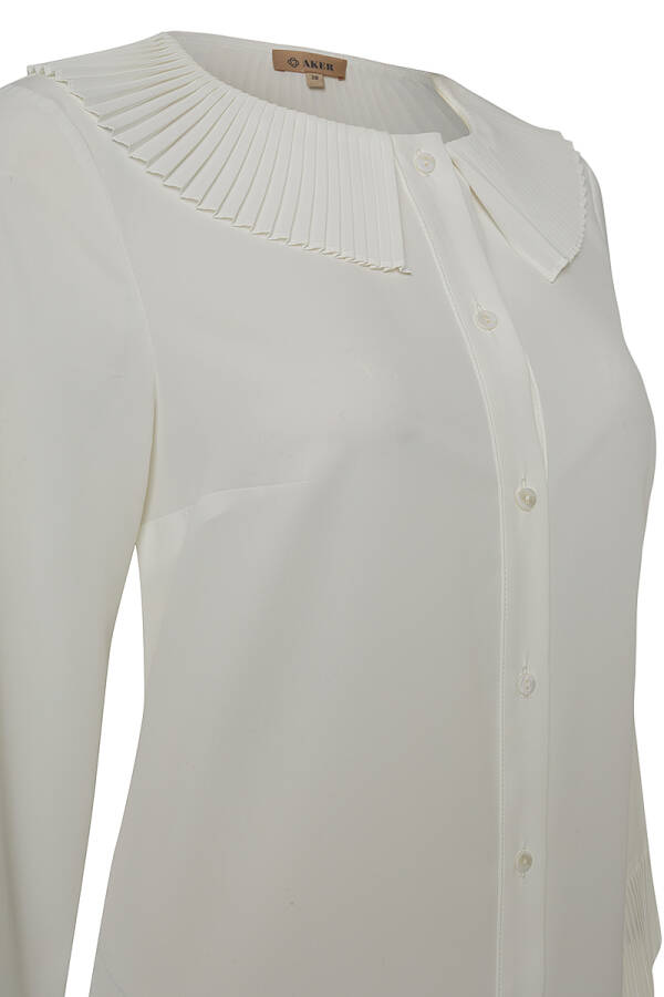 Kemik Yaka Ve Manşeti Pilise Garnili Tunik - Aker (1)