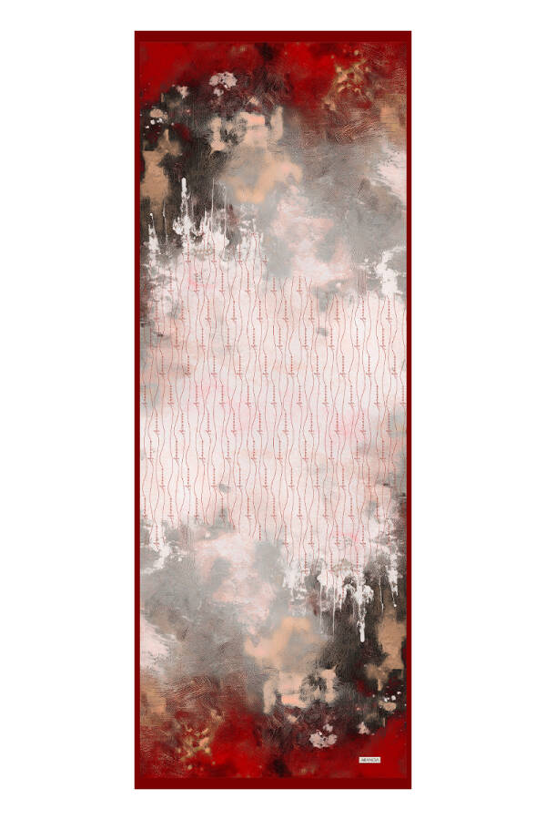 Kırmızı 70X200 Modal Şal - 1