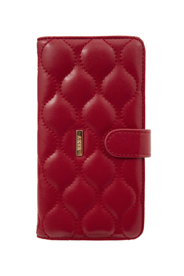 Kırmızı CZDN30009 DİKDÖRTGEN ÇITÇITLI CÜZDAN - Aker (1)