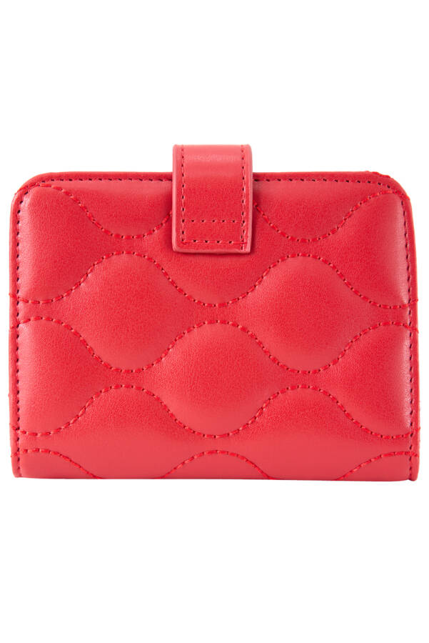 Kırmızı CZDN30010 KARE ÇITÇITLI CÜZDAN - Aker (1)