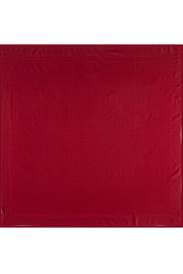 Kırmızı Polyester Eşarp - 1