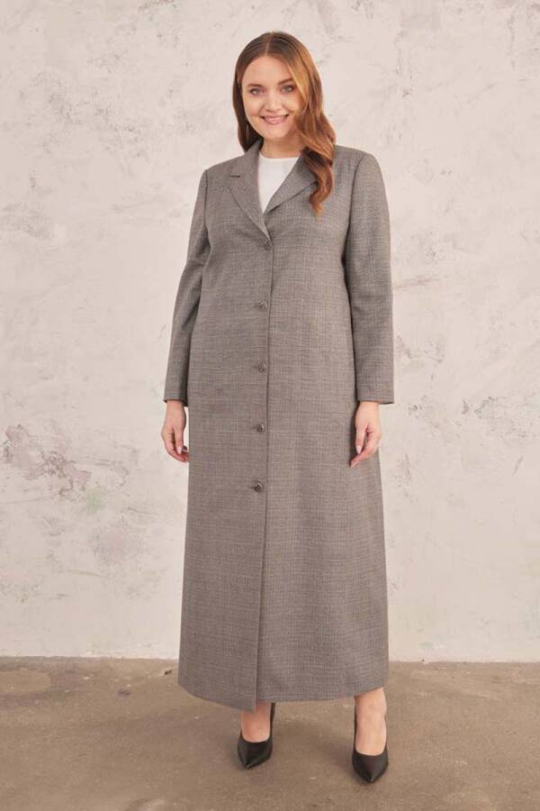 Antrasit Klasik Kesim Pardösü - 1