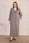 Antrasit Klasik Kesim Pardösü - 7