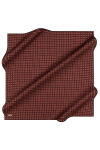 Koyu Bordo 90X90 İpek Krep Saten Eşarp 