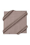Koyu Gri 90X90 İpek Krep Saten Eşarp 
