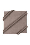 Koyu Gri 90X90 İpek Krep Saten Eşarp 