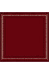 Koyu Kırmızı 90X90 İpek Krep Saten Eşarp - 1