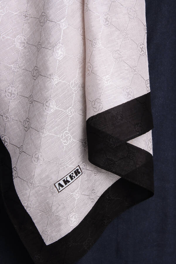 Ekru 70X190 CM Koza Şal - 5