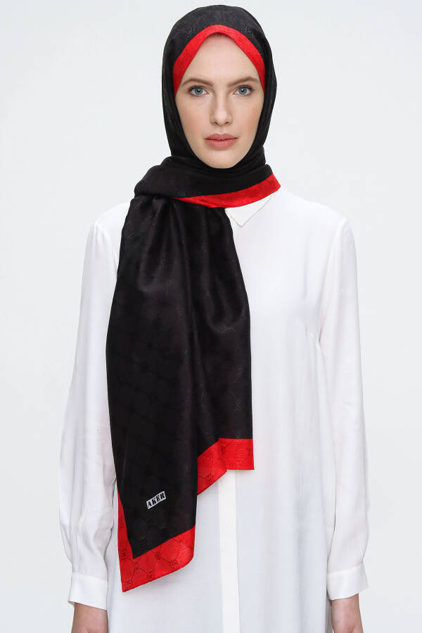 Renkli 70X190 CM Koza Şal - Aker (1)